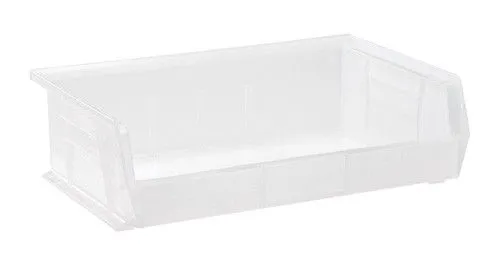 Quantum QUS245CL Ultra Clear-View Stack & Hang Bins, 16.5" x 10.88" x 5"