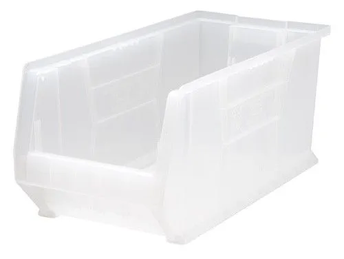 Quantum QUS953CL Clear-View HULK Containers, 11" x 23.88" x 10"