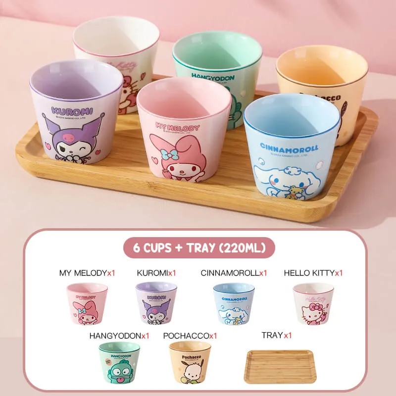 Sanrio Character Ceramic Tea Cup Set
