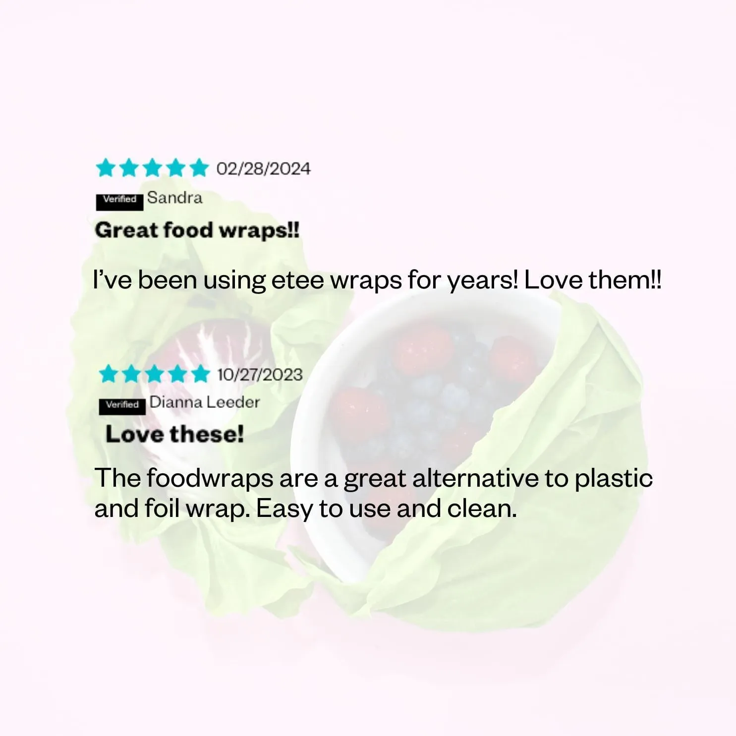 Set of 3 Medium Food Wraps