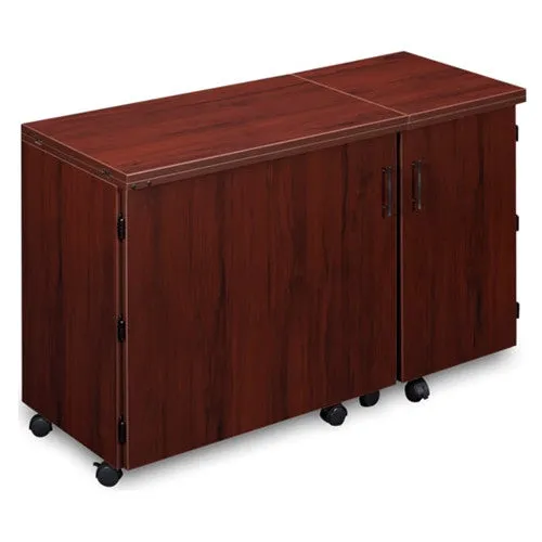 Sewing and Serger Cabinet Combo 1050 in Mahogany