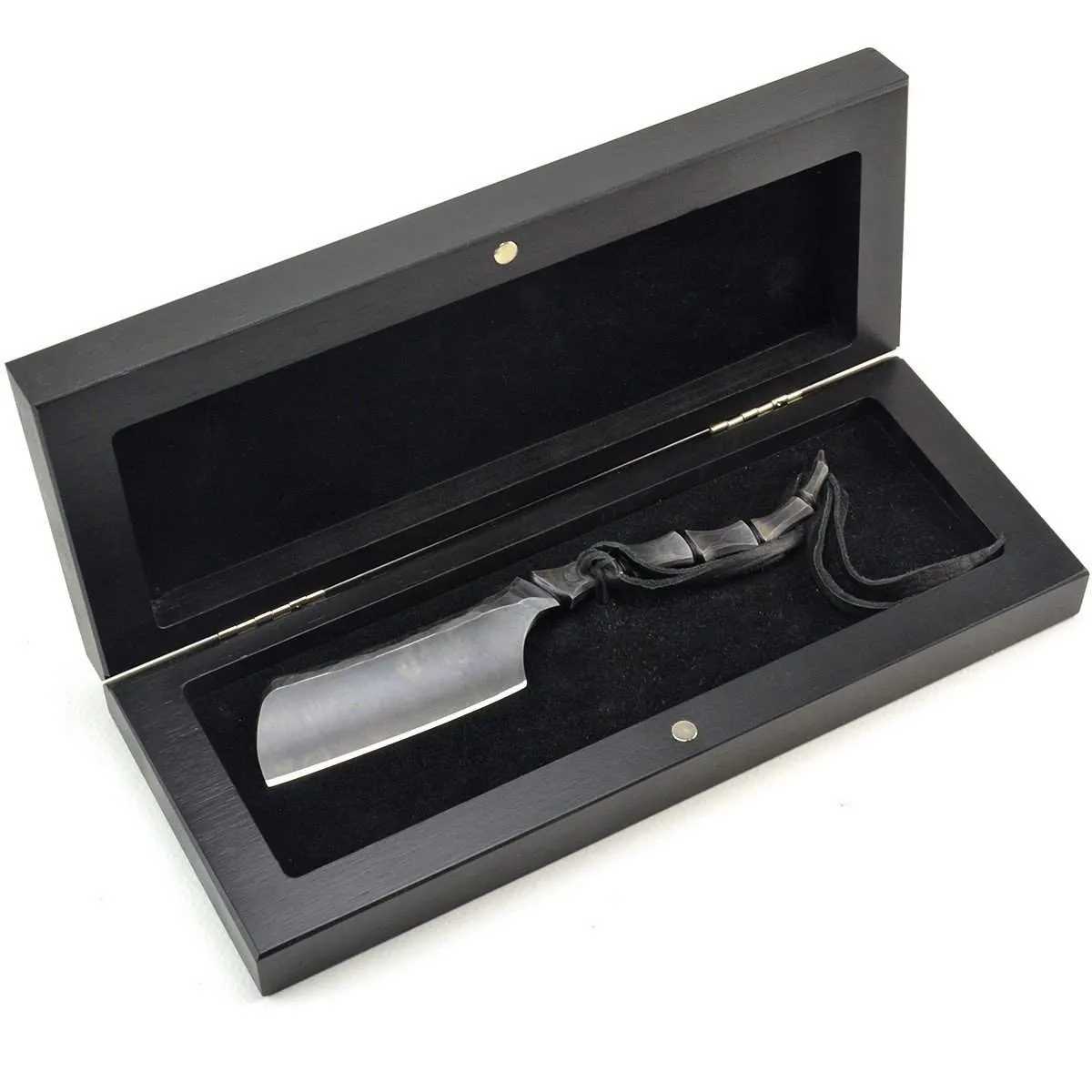 SOLD-Dylan Farnham #64 Half-Hollow Kamisori style Straight Razor w/ Storage Box