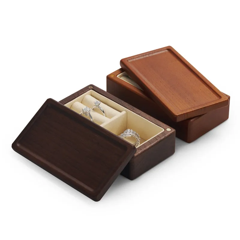 Solid Wood Jewelry Storage Box With Magnetic Cover SM163 - Restocking