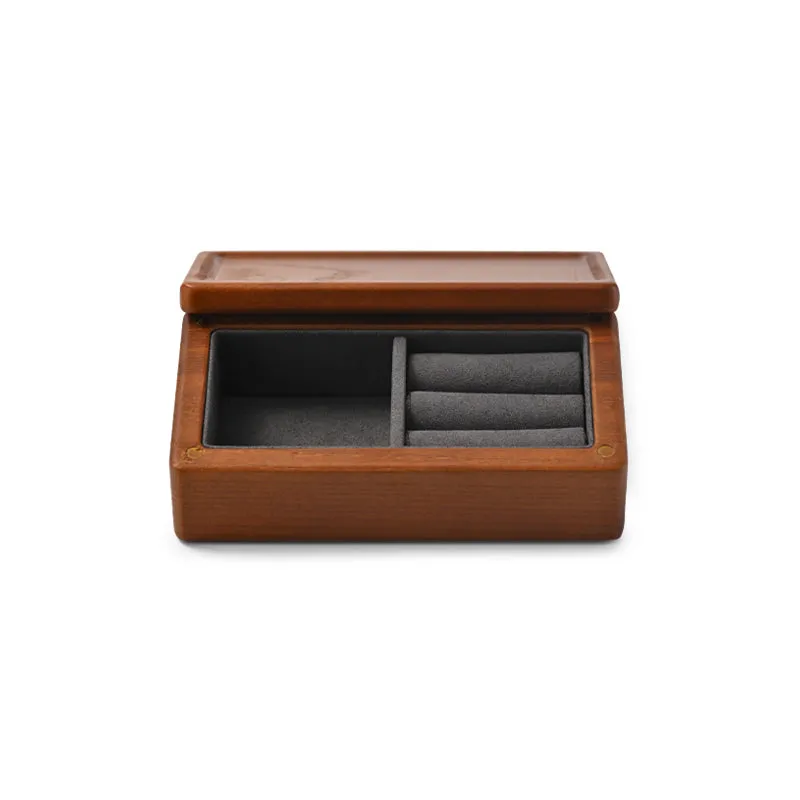 Solid Wood Jewelry Storage Box With Magnetic Cover SM163 - Restocking