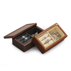 Solid Wood Jewelry Storage Box With Magnetic Cover SM163 - Restocking