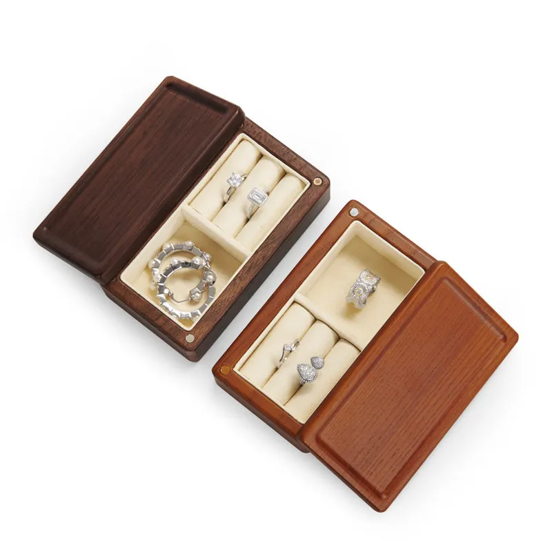 Solid Wood Jewelry Storage Box With Magnetic Cover SM163 - Restocking