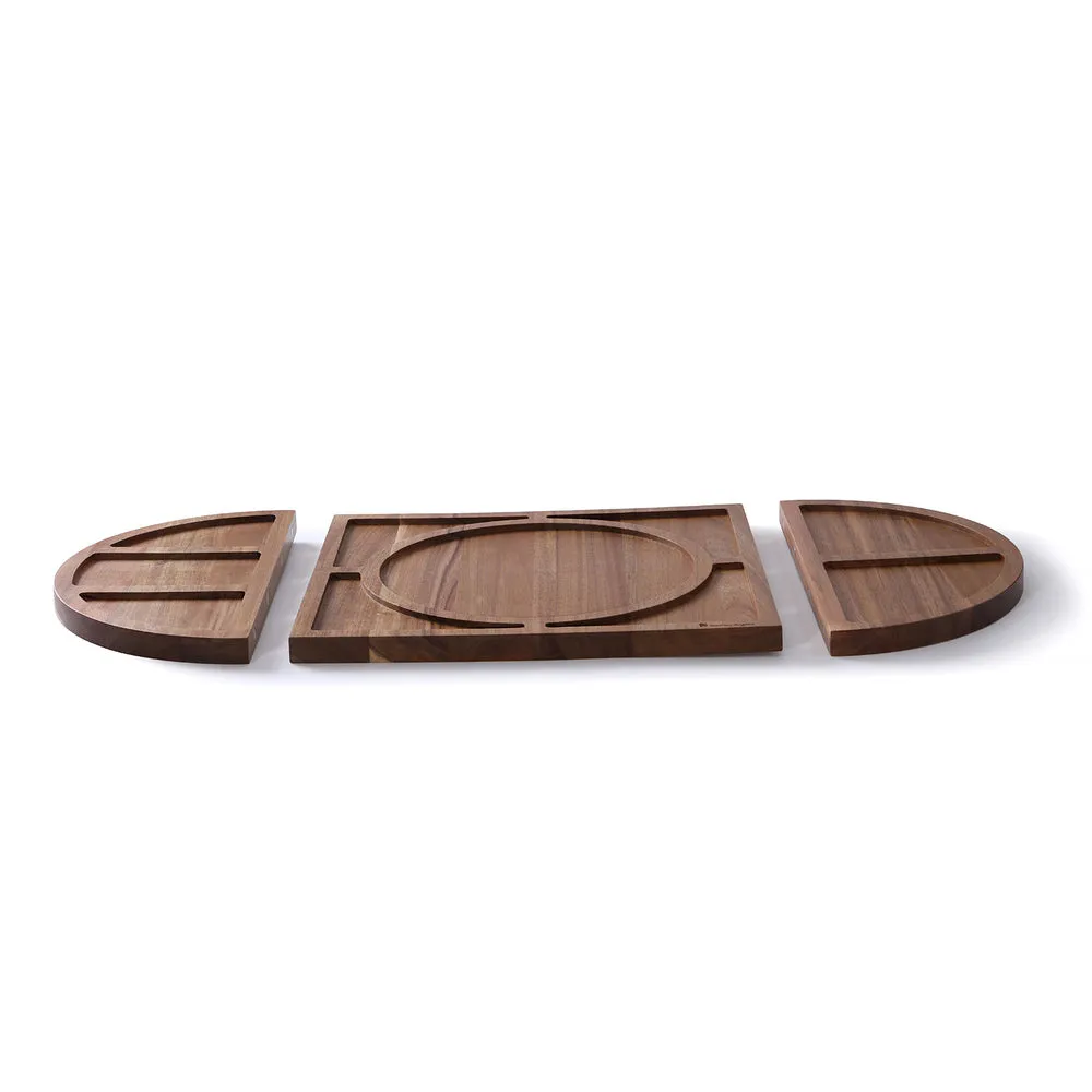 Sorrento Modular Magnetic 3 Piece Serving Board Set 70 x 33 x 2cm