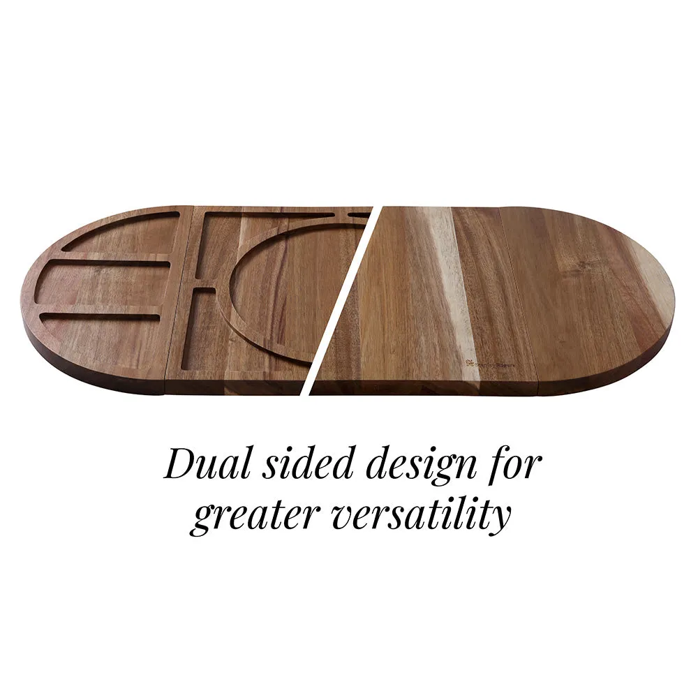 Sorrento Modular Magnetic 3 Piece Serving Board Set 70 x 33 x 2cm