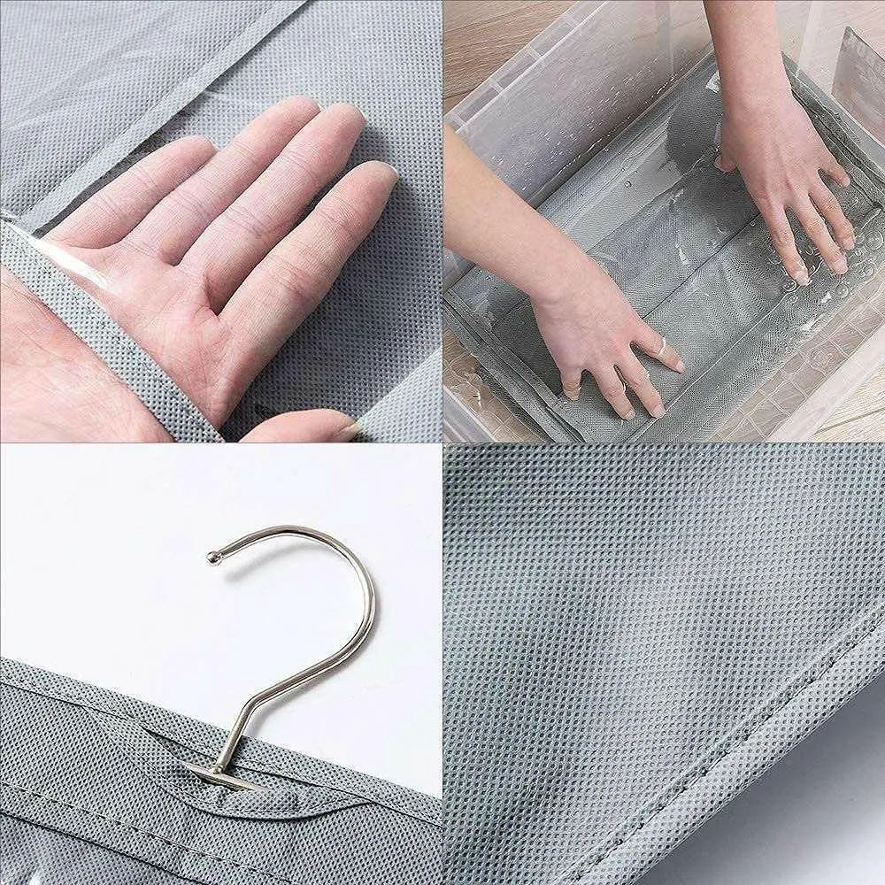 Stainless Steel 360-Degree Rotation Closet Hook Organizer