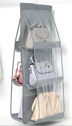 Stainless Steel 360-Degree Rotation Closet Hook Organizer