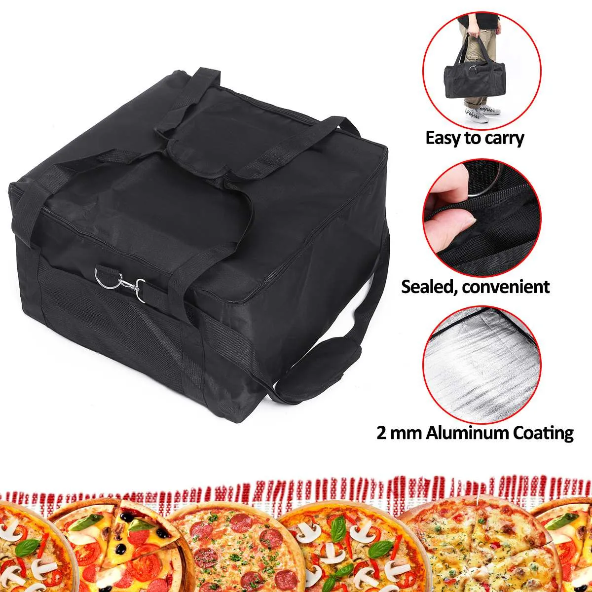 Storage Oxford Cloth Pizza Delivery Bag