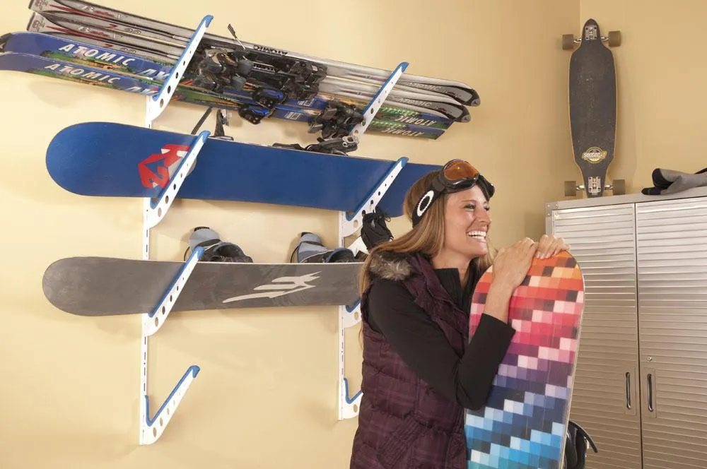 Surfboard Wall Rack - 6 Surfboard Adjustable