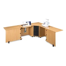Sylvia Model 1710 Combo Cabinet in CastleOak
