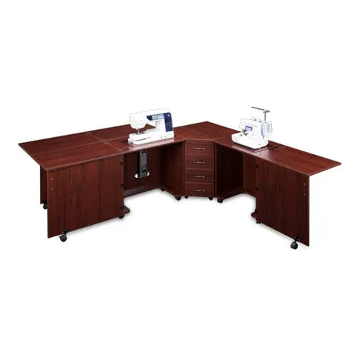 Sylvia Model 1810Q Combo Cabinet in Mahogany Clove