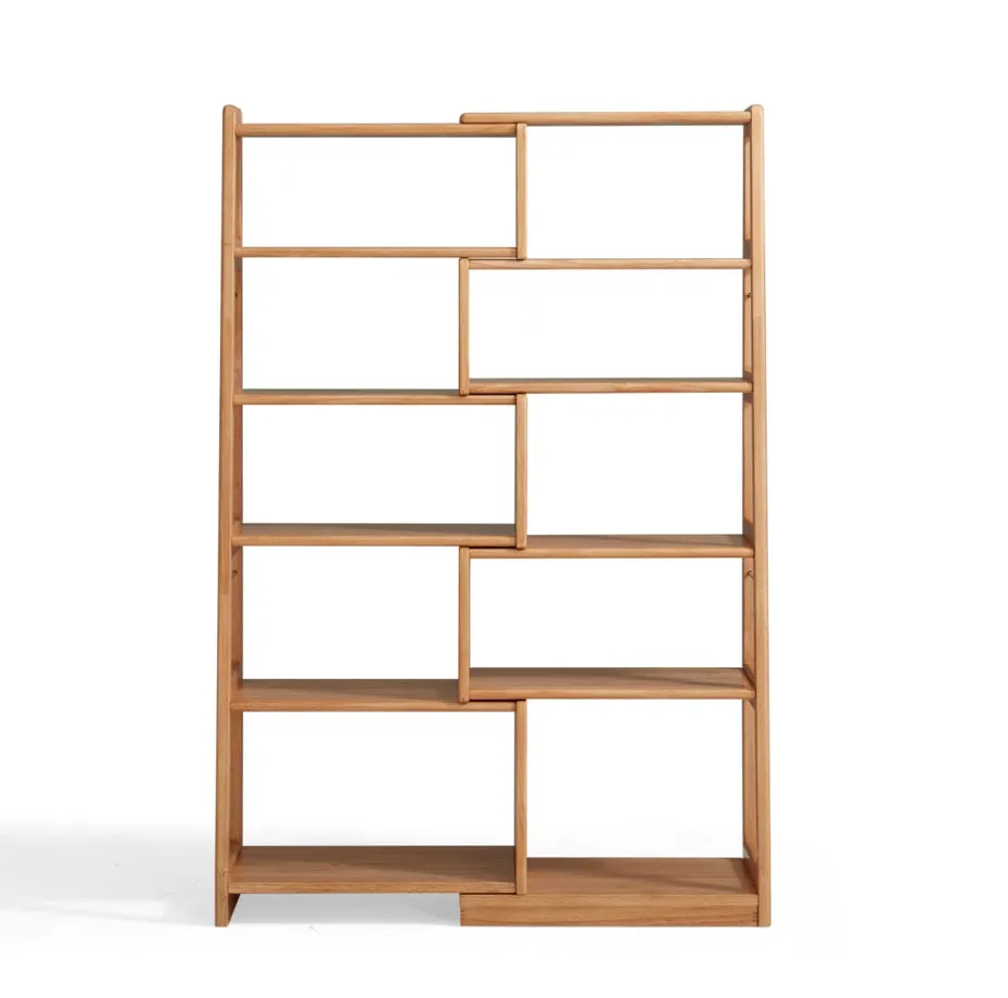 Tello Solid Timber Extendable Convertible Bookcase Adjustable Multi Function Storage/Corner Book Shelf