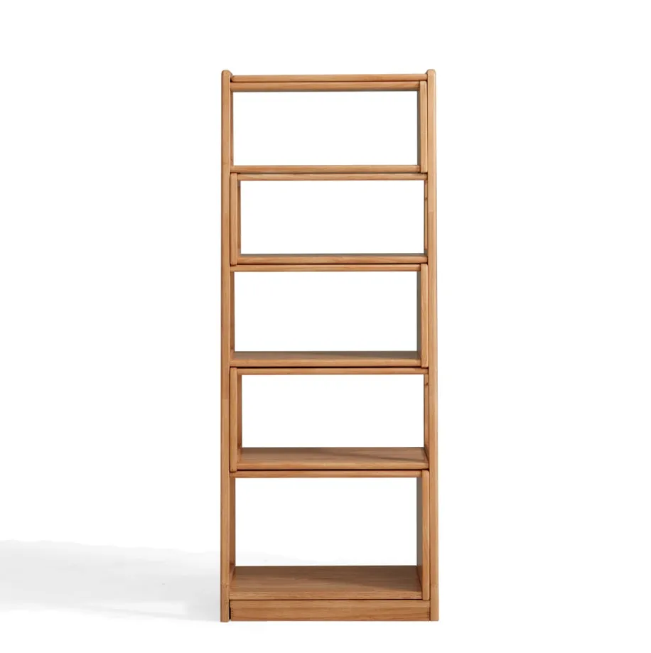 Tello Solid Timber Extendable Convertible Bookcase Adjustable Multi Function Storage/Corner Book Shelf