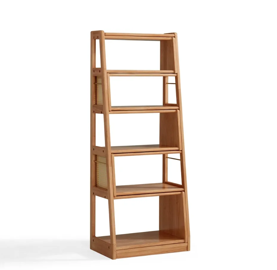 Tello Solid Timber Extendable Convertible Bookcase Adjustable Multi Function Storage/Corner Book Shelf