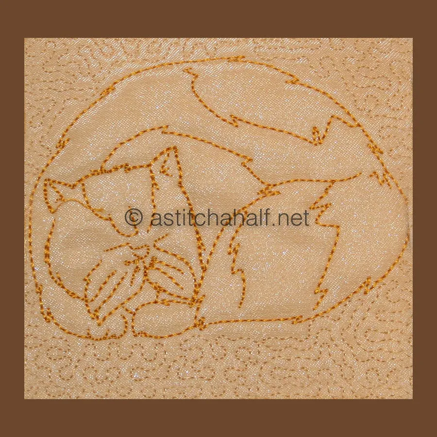 Trapunto Persian Cats