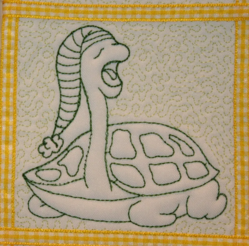 Trapunto Turtle Time Combo