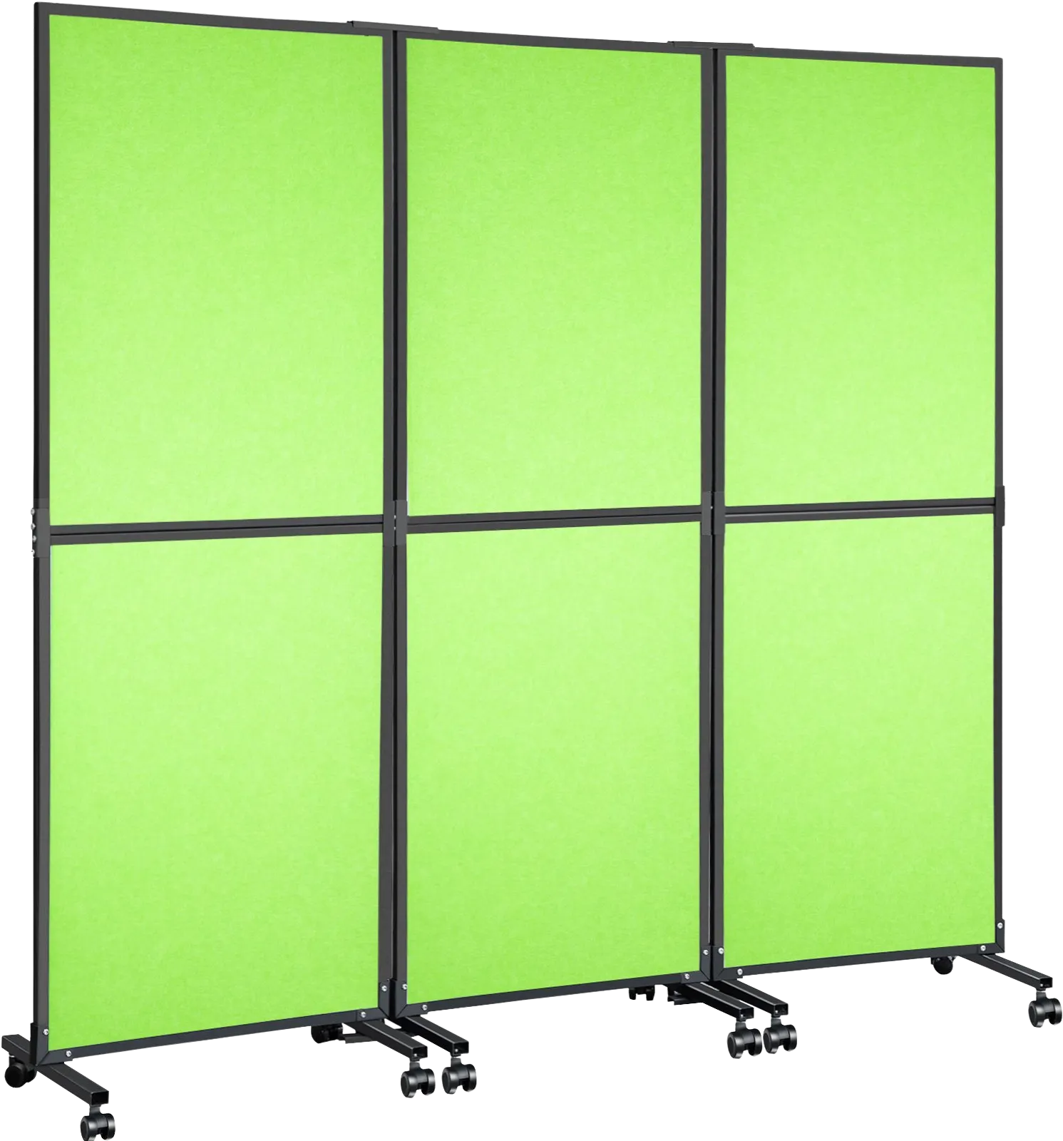Vevor Acoustic Room Divider 72" x 66" 3-Pack Polyester and Steel Noise-Reducing Panel New