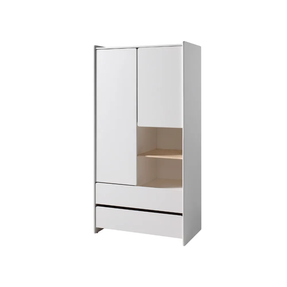 Vipack Kiddy 2-Door Wardrobe White