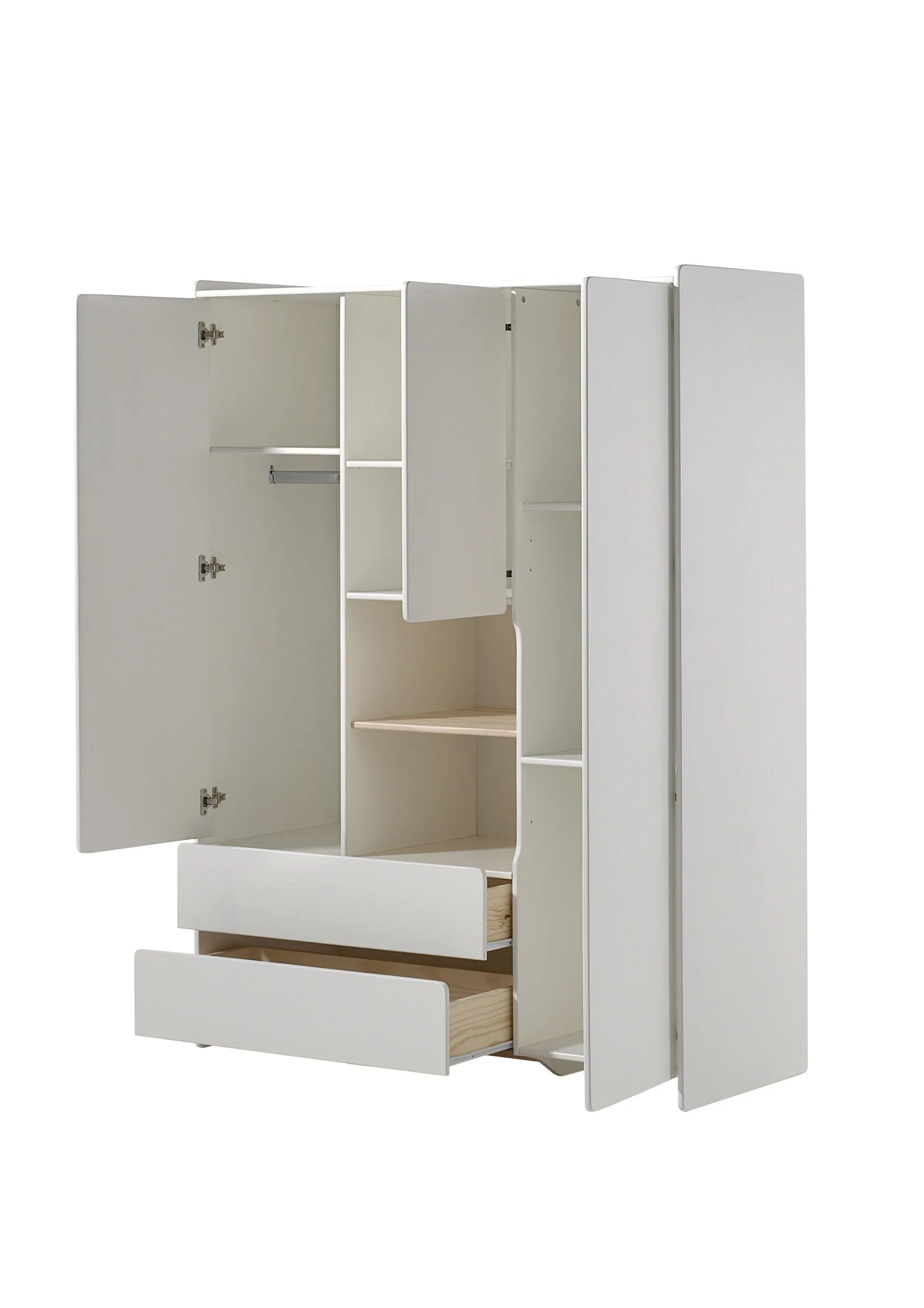 Vipack Kiddy 3-Door Wardrobe