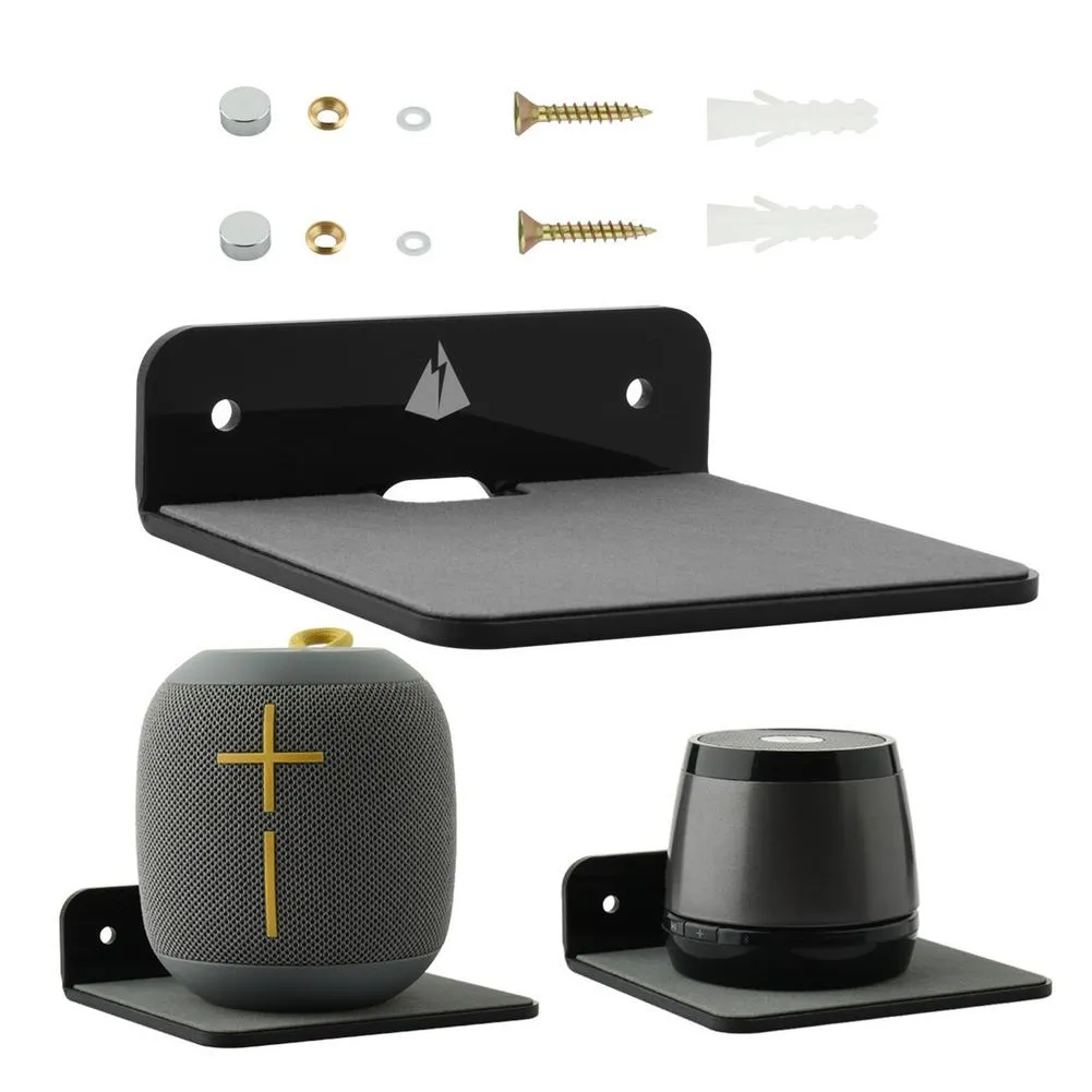 Wall Shelf Speaker Stand, Acrylic Wall Mount Display