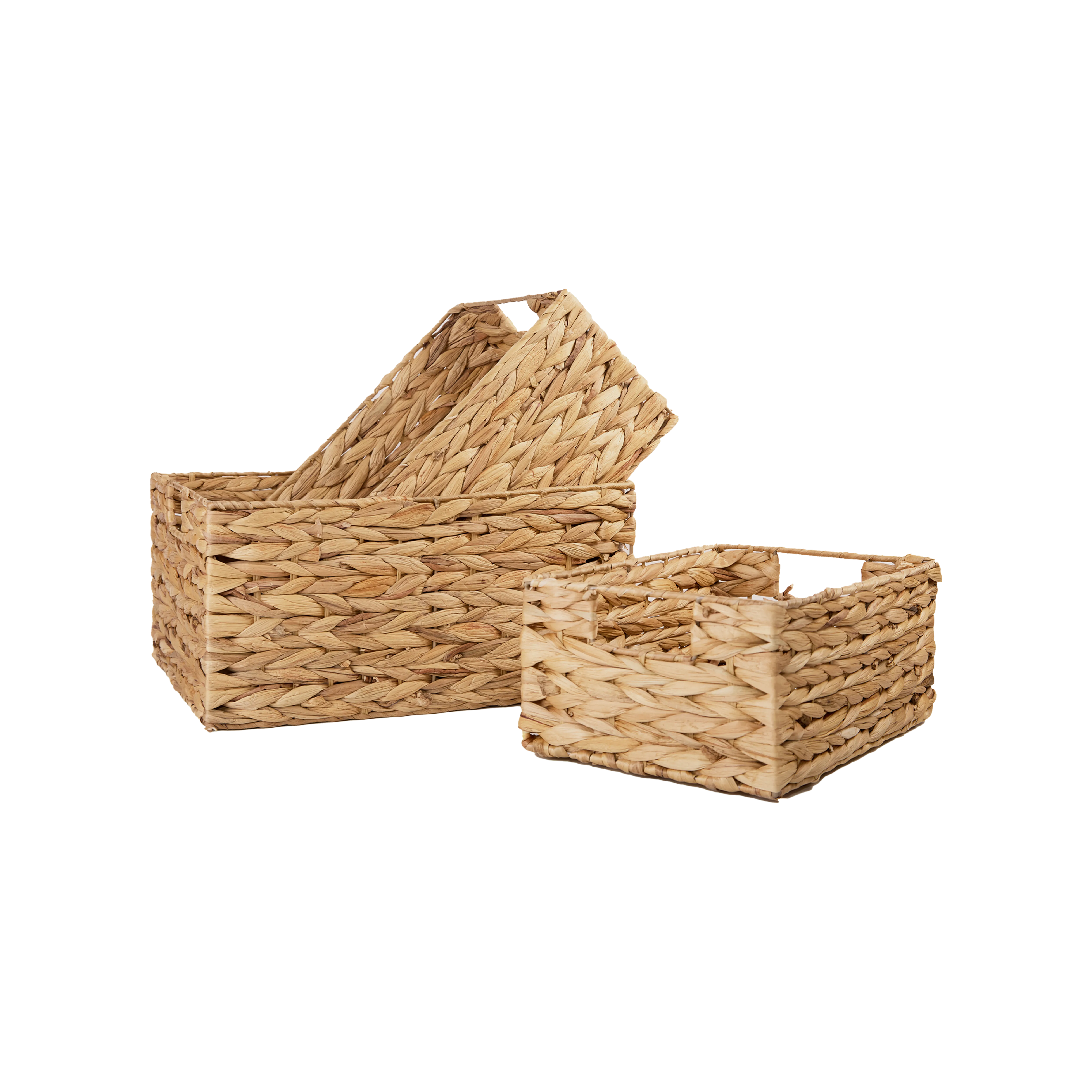 Water Hyacinth Rectangular Storage Basket