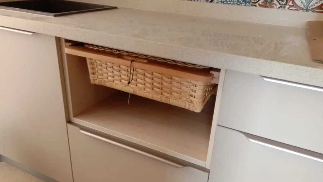 Wicker Basket for Kitchen | Onion Basket 22 x 16 x 8 - Sayali
