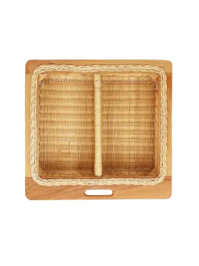 Wicker Basket for Kitchen | Onion Basket 22 x 16 x 8 - Sayali