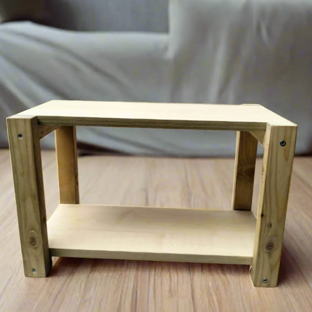 Wooden Kitchen Shelf Floor Standing Multi-Layer Foldable Kitchen Rack Organizer