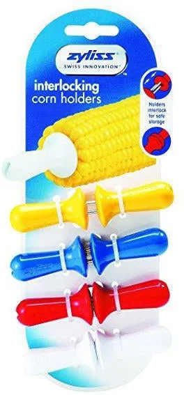 Zyliss Set of 4 Interlocking Corn Holders